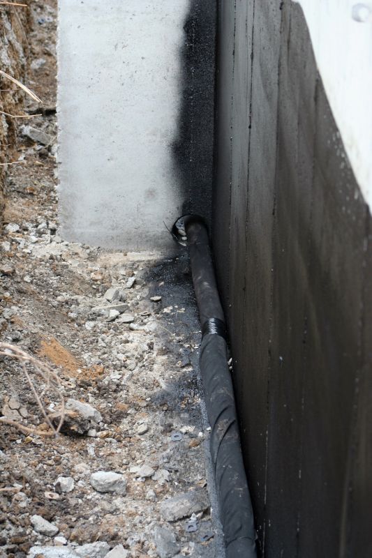 foundation drains installation