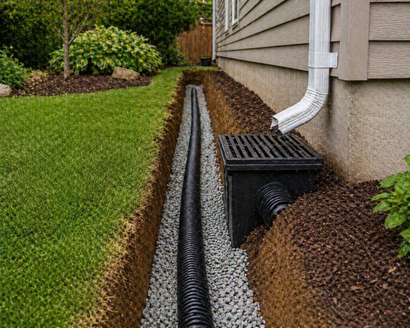 Hillside Drainage Installation in Tuscaloosa, AL