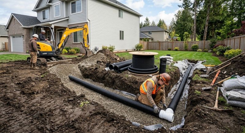 Swale Installation in Tuscaloosa, AL